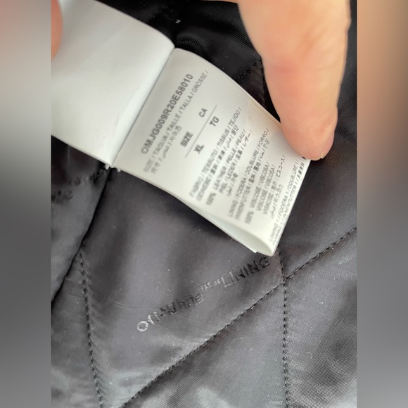 Off-White Leather Jacket - Picture 3 of 4